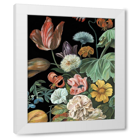 Baroque Floral I White Modern Wood Framed Art Print by Wang, Melissa