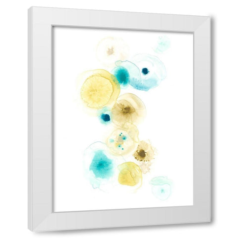 Petri I White Modern Wood Framed Art Print by Vess, June Erica