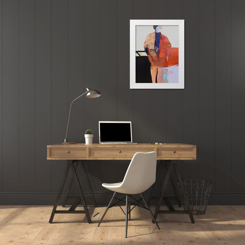 Timeless Moment I White Modern Wood Framed Art Print by Foregard, Larry