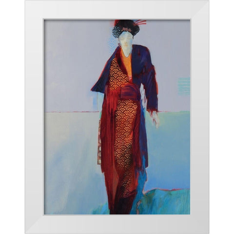 Timeless Moment II White Modern Wood Framed Art Print by Foregard, Larry