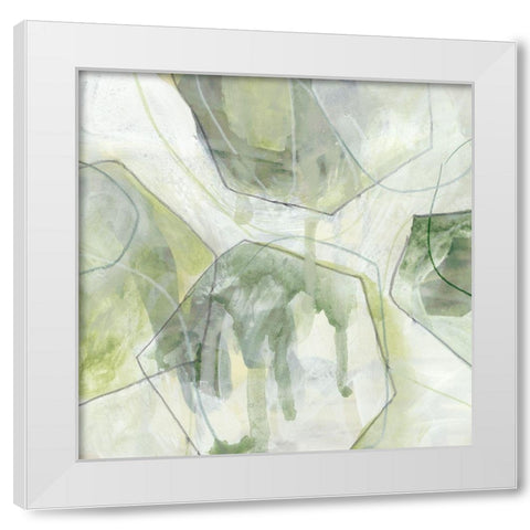 Terra Forma I White Modern Wood Framed Art Print by Vess, June Erica