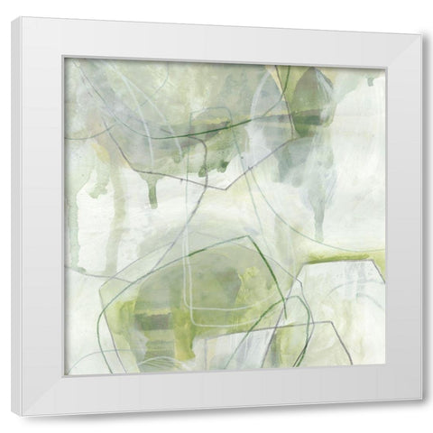 Terra Forma II White Modern Wood Framed Art Print by Vess, June Erica