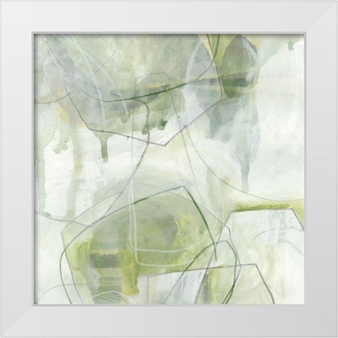 Terra Forma II White Modern Wood Framed Art Print by Vess, June Erica