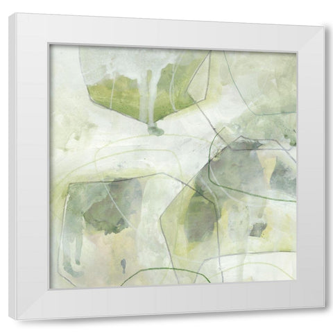 Terra Forma IV White Modern Wood Framed Art Print by Vess, June Erica