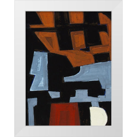 Segovia II White Modern Wood Framed Art Print by Delamater, Rob