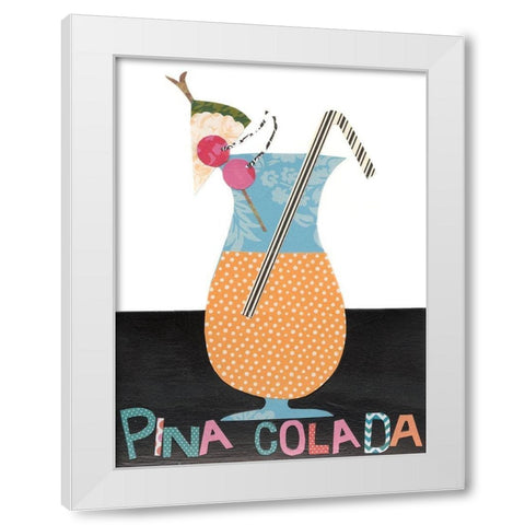 Mix Me a Drink VI White Modern Wood Framed Art Print by Moore, Regina
