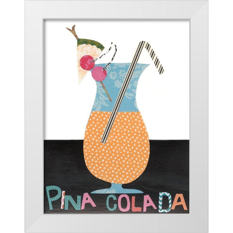 Mix Me a Drink VI White Modern Wood Framed Art Print by Moore, Regina