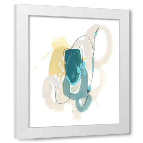 Basilisk II White Modern Wood Framed Art Print by Vess, June Erica