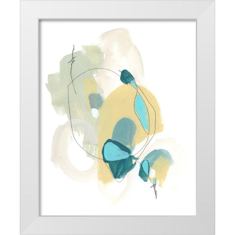 Basilisk IV White Modern Wood Framed Art Print by Vess, June Erica