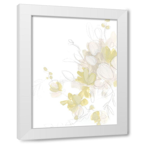 Viridis II White Modern Wood Framed Art Print by Vess, June Erica