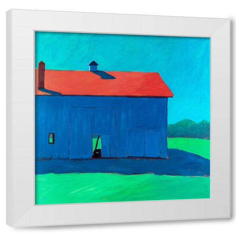 Luminous Light I White Modern Wood Framed Art Print by Young, Carol