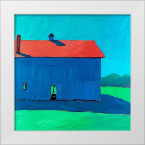 Luminous Light I White Modern Wood Framed Art Print by Young, Carol