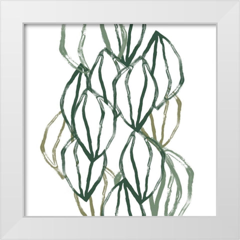 Seed Vessels IV White Modern Wood Framed Art Print by Vess, June Erica