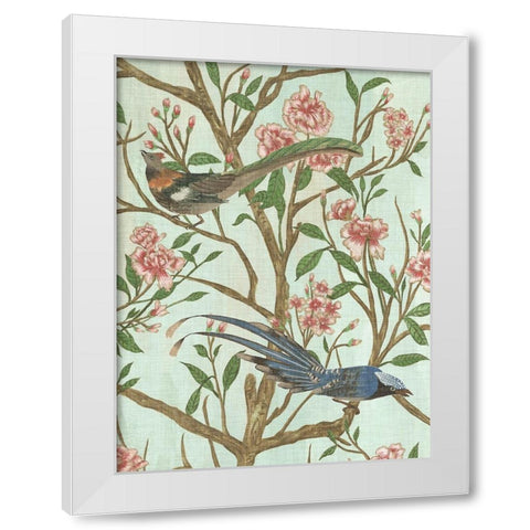 Delicate Chinoiserie II White Modern Wood Framed Art Print by Wang, Melissa