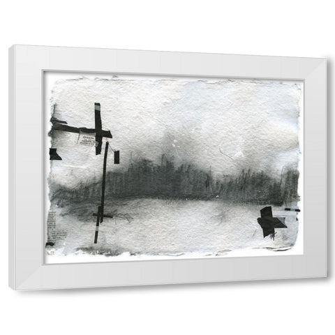 Pilgrimage I White Modern Wood Framed Art Print by Blixt, Ingrid