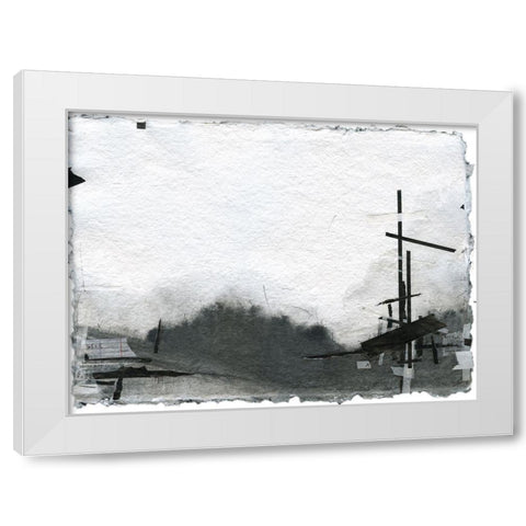 Pilgrimage II White Modern Wood Framed Art Print by Blixt, Ingrid