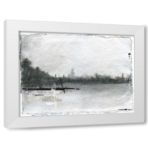 Pilgrimage III White Modern Wood Framed Art Print by Blixt, Ingrid