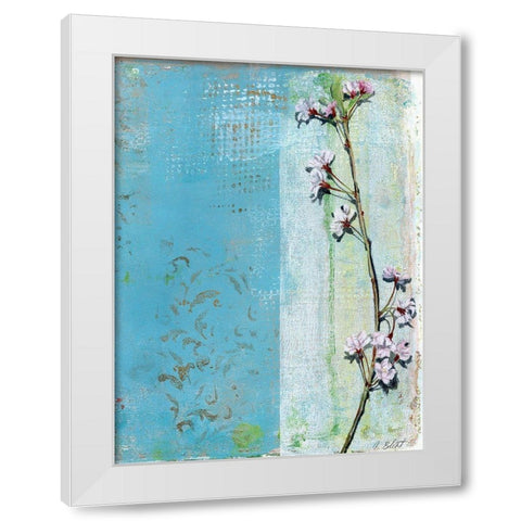 Willow Bloom I White Modern Wood Framed Art Print by Blixt, Ingrid