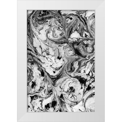 Obsidian I White Modern Wood Framed Art Print by Guthrie, Jenna