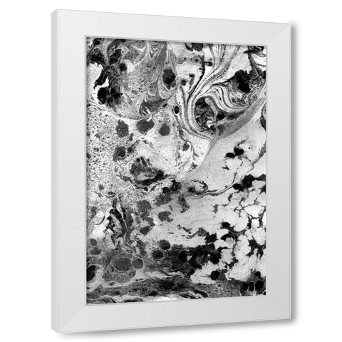 Obsidian II White Modern Wood Framed Art Print by Guthrie, Jenna