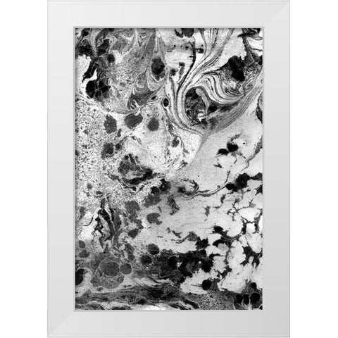Obsidian II White Modern Wood Framed Art Print by Guthrie, Jenna