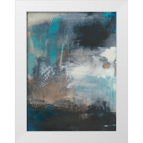 Umbra I White Modern Wood Framed Art Print by Jachimiec, Sue