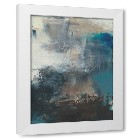 Umbra III White Modern Wood Framed Art Print by Jachimiec, Sue