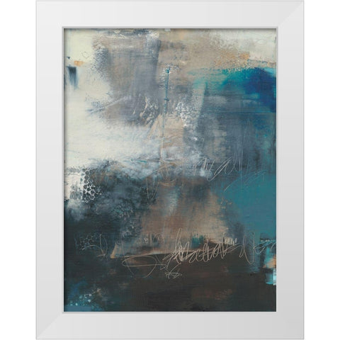 Umbra III White Modern Wood Framed Art Print by Jachimiec, Sue
