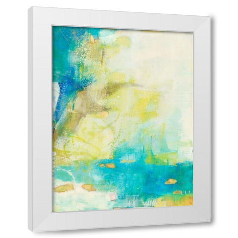 Coze White Modern Wood Framed Art Print by Jachimiec, Sue