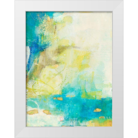 Coze White Modern Wood Framed Art Print by Jachimiec, Sue