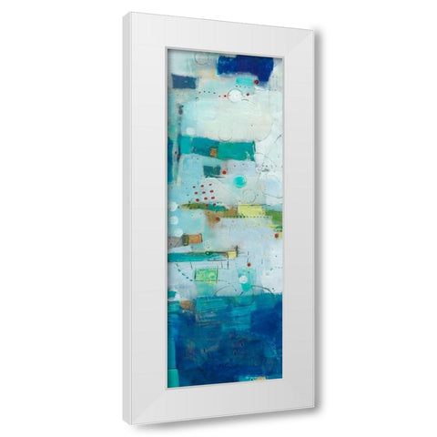 Crore I White Modern Wood Framed Art Print by Jachimiec, Sue