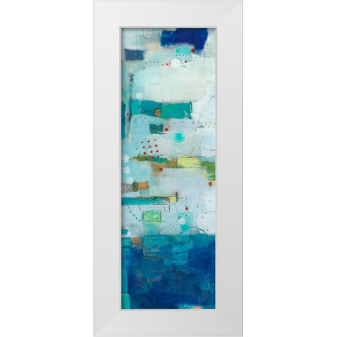 Crore I White Modern Wood Framed Art Print by Jachimiec, Sue