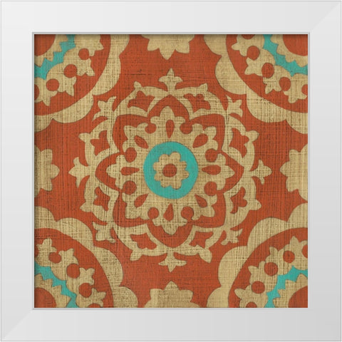 Masala I White Modern Wood Framed Art Print by Zarris, Chariklia