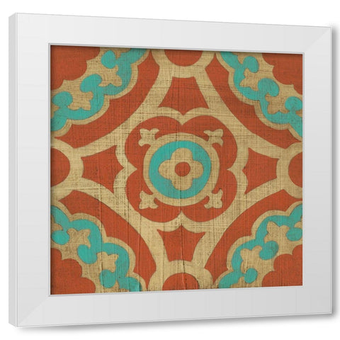 Masala III White Modern Wood Framed Art Print by Zarris, Chariklia