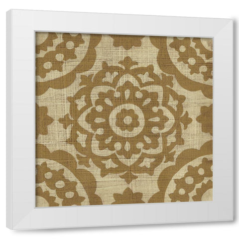 Neutral Masala I White Modern Wood Framed Art Print by Zarris, Chariklia