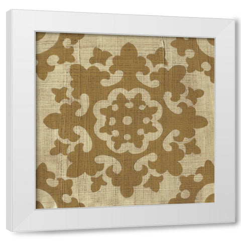 Neutral Masala II White Modern Wood Framed Art Print by Zarris, Chariklia