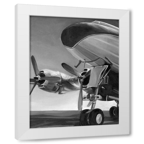 Aviation Icon II White Modern Wood Framed Art Print by Harper, Ethan