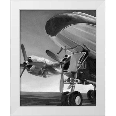 Aviation Icon II White Modern Wood Framed Art Print by Harper, Ethan