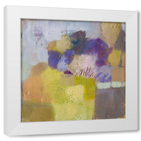 Blume IV White Modern Wood Framed Art Print by Jachimiec, Sue