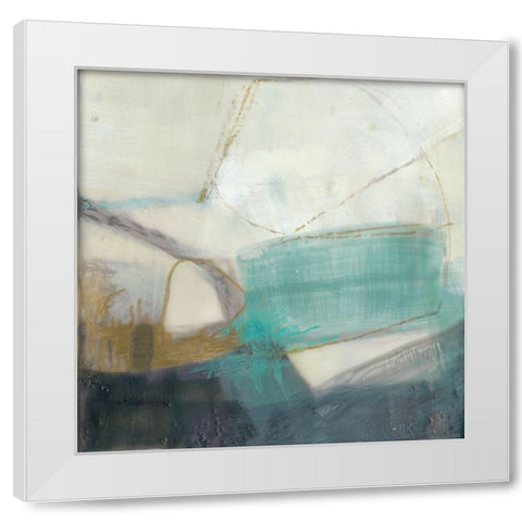 Tusk I White Modern Wood Framed Art Print by Jachimiec, Sue