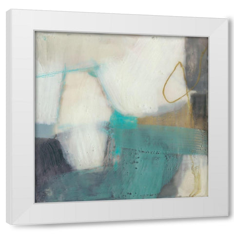 Tusk II White Modern Wood Framed Art Print by Jachimiec, Sue
