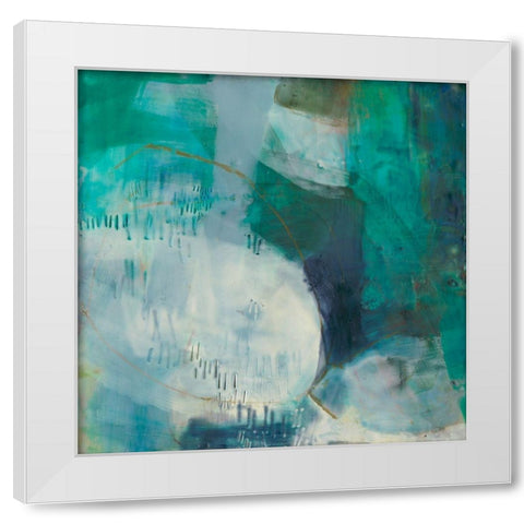 Arete I White Modern Wood Framed Art Print by Jachimiec, Sue