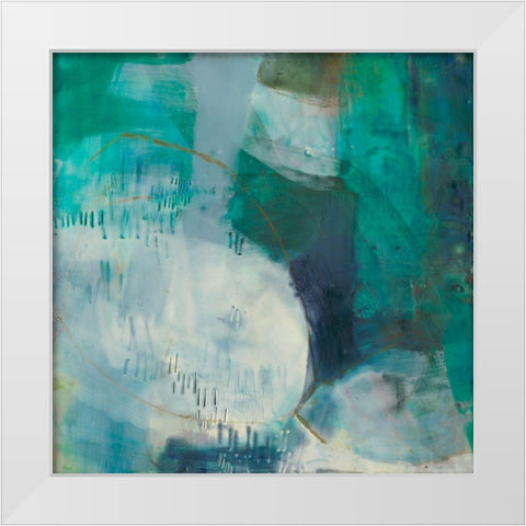Arete I White Modern Wood Framed Art Print by Jachimiec, Sue