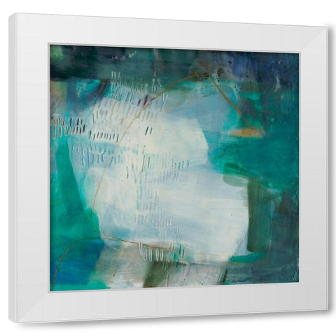 Arete II White Modern Wood Framed Art Print by Jachimiec, Sue