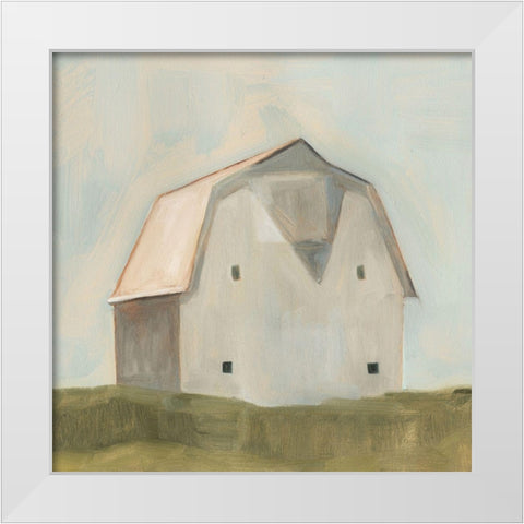 Serene Barn II White Modern Wood Framed Art Print by Scarvey, Emma