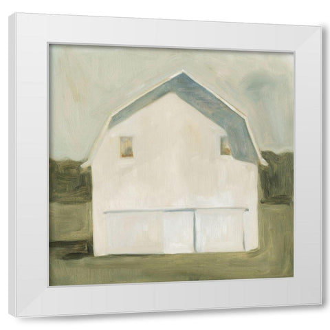 Serene Barn VI White Modern Wood Framed Art Print by Scarvey, Emma