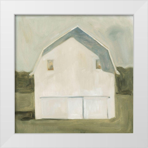 Serene Barn VI White Modern Wood Framed Art Print by Scarvey, Emma