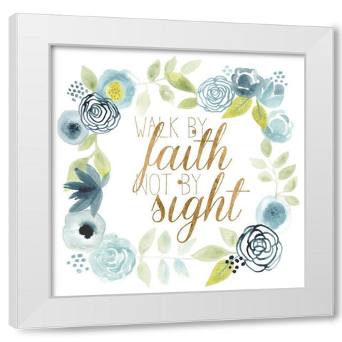 It Is Well I White Modern Wood Framed Art Print by Studio W