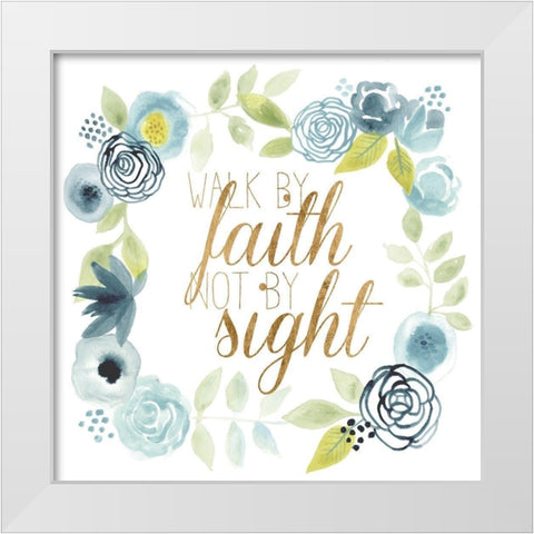 It Is Well I White Modern Wood Framed Art Print by Studio W