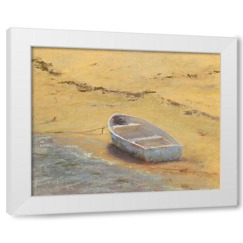 Summer Dory White Modern Wood Framed Art Print by Wendling, Marilyn